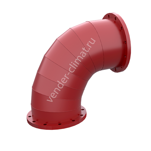 Отвод для аспирации сварной D 315 мм Вендер Климат VDR0001029 - фото 17193950