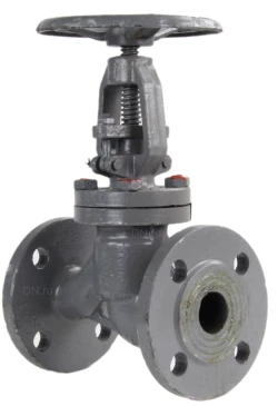 Клапан запорный 15с65нж Ду65 Ру16 стальной фланцевый штурвал KLP0001002 - фото 17194607