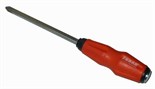 Отвертка SL6 х 125 мм ударная оранжевая резиновая ручка металлический боек SKRAB 41155