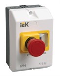 Оболочка защитная с кноп. "СТОП" IP54 IEK DMS11D-PC55 127938