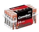 Элемент питания алкалиновый AAA/LR03 1.5В Plus Alkaline LR03-PB24 (уп.24шт) Camelion 7615 197966