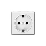 Накладка 1-м ОП Sky 16А IP20 для розетки Schuko альп. бел. ABB 2CLA858800A1101 1199688