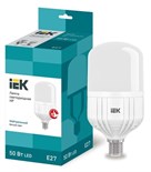 Лампа светодиодная HP 50Вт 4000К нейтр. бел. E27 230В IEK LLE-HP-50-230-40-E27 479690