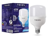 Лампа светодиодная 40Вт HP 6500К Е40/Е27 176-264В TOKOV ELECTRIC TKE-HP-E40/E27-40-6.5K 1660434