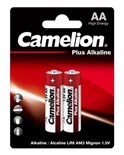 Элемент питания алкалиновый AA/LR6 1.5В Plus Alkaline LR6-BP2 BL-2 (блист.2шт) Camelion 1652 197972