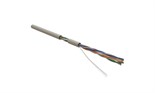 Кабель витая пара U/UTP кат.5E 4х2х24AWG solid PVC UUTP4-C5E-S24-IN-PVC-GY-305 сер. (м) Hyperline 41903 291902