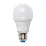 Лампа светодиодная LED-A60 12W/WW/E27/FR PLP01WH Яркая 12Вт грушевидная матовая 3000К тепл. бел. E27 (упак. картон) Uniel UL-00001526 485432