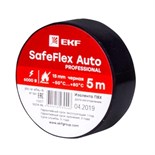 Изолента ПВХ 15мм (рул.5м) черн. SafeFlex Auto EKF plc-iz-sfau-b 1306508