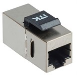 Адаптер проходной Keystone Jack RJ45-RJ45 кат.5E FTP ITK CS7-1C5EF 1318172