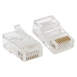 Коннектор RJ45 (8P8C) кат.5E неэкранир. 30мкд универс. (уп.50шт) TERACOM PRO EKF TRP-PLUG-5EUTP-50 1566811