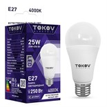 Лампа светодиодная 25Вт А60 4000К Е27 176-264В TOKOV ELECTRIC TKE-A60-E27-25-4K 1660378