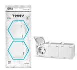 Розетка 3-м ОП Dita 16А IP54 250В с заземл. с крышкой бел. TOKOV ELECTRIC TKL-DT-R3Z-C01-IP54 1710649