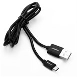 Кабель USB Micro USB 2А 1м зарядка + передача данных черн. (пакет) ERGOLUX 15088 1747380