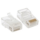 Коннектор RJ45 (8P8C) кат.5E неэкранир. TERACOM универс. (уп.10шт) EKF TRC-PLUG-5EUTP-10 1752749