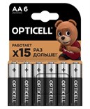 Элемент питания алкалиновый AA/LR6 (блист. 6шт) Basic Opticell 5051006 1789754