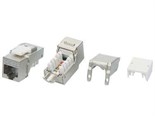 Вставка Keystone Jack RJ45 (8P8C) кат.5E экранир. KJ9-8P8C-C5e-90-SH-F-WH Hyperline 432598 1523957