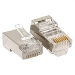 Коннектор RJ45 (8P8C) кат.5E экранир. 30мкд универс. (уп.20шт) TERACOM PRO EKF TRP-PLUG-5EFTP-20 1566812