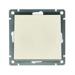 Выключатель 1-кл. СП Афина 10А IP20 механизм сл. кость (ivory) Universal A0021-I 1734281