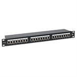 Патч-панель 19дюйм 1U кат.5E STP полн. экранир. 24 порта RJ45 Dual IDC с органайзером TERACOM PRO EKF TRP-PPNL-5ESTP-1U24 1765564