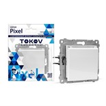 Розетка 1-м СП Pixel 16А IP20 с заземл. защ. шторки с крышкой механизм бел. TOKOV ELECTRIC TKE-PX-R1ZSW1-C01 1791368