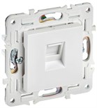 Розетка компьютерная RJ45 кат.5E SKANDY SK-K01W арктич. бел. IEK SK-K10-1-K01 1835965