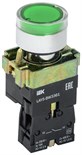 Кнопка LAY5-BW3361 с подсветкой зел. 1з IEK BBT50-BW-K06 222778