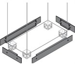 Фланец цоколя бок. 100х500мм (уп.2шт) ABB ZN5000 1075352