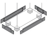 Фланец цоколя торц. 100х1200мм (уп.2шт) ABB ZN1200 1075364