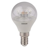 Лампа светодиодная LED STAR CLASSIC P 40 5.4W/830 5.4Вт шар прозрачная 3000К тепл. бел. E14 470лм 220-240В пластик. OSRAM 4052899971622 431052