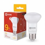 Лампа светодиодная LED-R63-VC 9Вт рефлектор 3000К тепл. бел. E27 810лм 230В IN HOME 4690612024301 540910