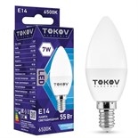 Лампа светодиодная 7Вт С37 6500К Е14 176-264В TOKOV ELECTRIC TKE-C37-E14-7-6.5K 1660398