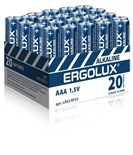 Элемент питания алкалиновый AAA/LR03 1.5В Alkaline BP-20 ПРОМО (уп.20шт) Ergolux 14674 1696502