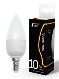 Лампа светодиодная Supermax 10Вт свеча E14 230В 4000К КОСМОС Sup_LED10wCNE1440 586548