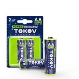 Аккумулятор AA/HR6 2500мА.ч (блист.2шт) TOKOV ELECTRIC TKE-NMA-HR6/B2 1754906