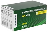 Элемент питания алкалиновый AA/LR6 Alkaline бокс (уп.28шт) GENERICA ABT-LR06-ST-B28-G 1777261