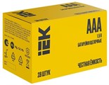 Элемент питания алкалиновый AAA/LR03 Alkaline бокс (уп.28шт) IEK ABT-LR03-OP-B28 1777236