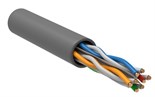 Кабель витая пара U/UTP кат.6 4х2х23AWG solid CU PVC сер. (м) ITK LC1-C604-111 292403