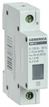 Ограничитель перенапряжения ОПС1-C 1Р 10/40кА 230В GENERICA MOP20-1-C-G 1288056