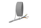 Кабель витая пара F/UTP кат.5E 4х2х24AWG solid CU PVC сер. (м) Эра Б0044688 1408262