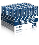 Элемент питания алкалиновый AA/LR6 1.5В Alkaline BP-20 ПРОМО (уп.20шт) Ergolux 14675 1696503