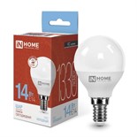 Лампа светодиодная LED-ШАР-VC 14Вт 230В E14 6500К 1330лм IN HOME 4690612047850 1771266