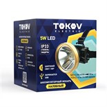 Фонарь налобный аккумуляторный 100х85х83мм TOKOV ELECTRIC TKE-NF-A-08 1896943