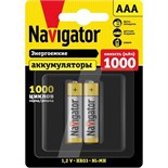 Аккумулятор AAA/HR03 94 462 NHR-1000-HR03-BP2 (блист.2шт) Navigator 94462 157837