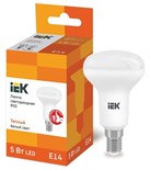 Лампа светодиодная Eco R50 5Вт 3000К тепл. бел. E14 450лм 230-240В IEK LLE-R50-5-230-30-E14 422031