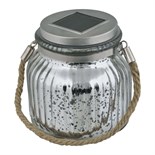 Светильник садовый USL-M-211/GN120 SILVER JAR IP44 солнечная батарея Uniel UL-00003209 502206