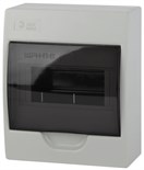 Бокс ЩРН-П-8 мод. навесной пластик IP41 SIMPLE NO-box_simple-plastic_8_surface ЭРА Б0041523 1297108