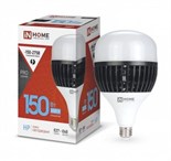 Лампа светодиодная LED-HP-PRO 150Вт грушевидная 6500К холод. бел. E27 14250лм 150-275В с адаптером E40 бел. IN HOME 4690612035703 1513192