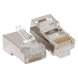 Коннектор RJ45 (8P8C) кат.6 экранир. 30мкд (уп.20шт) TERACOM PRO EKF TRP-PLUG-6FTP-20 1566848