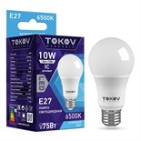 Лампа светодиодная 10Вт А60 6500К Е27 176-264В TOKOV ELECTRIC TKE-A60-E27-10-6.5K 1660367