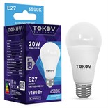 Лампа светодиодная 20Вт А60 6500К Е27 176-264В TOKOV ELECTRIC TKE-A60-E27-20-6.5K 1660376